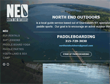 Tablet Screenshot of northendoutdoors.com